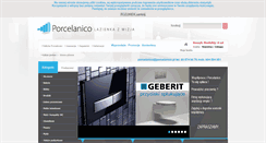 Desktop Screenshot of porcelanico.pl